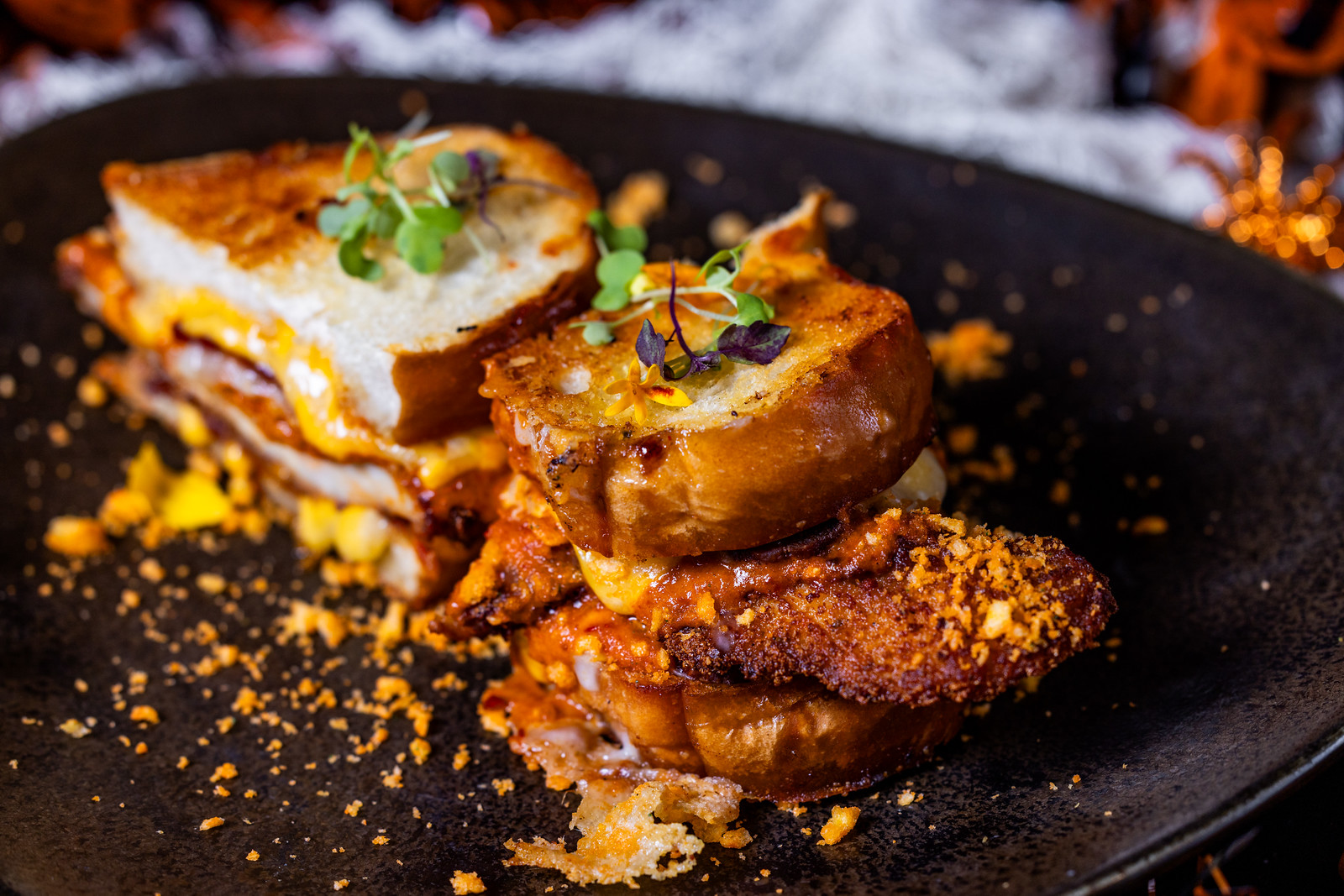 All Hallows Eve Grilled Cheese