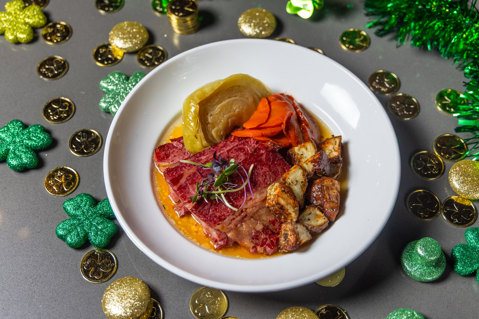 Corned Beef & Cabbage Dinner