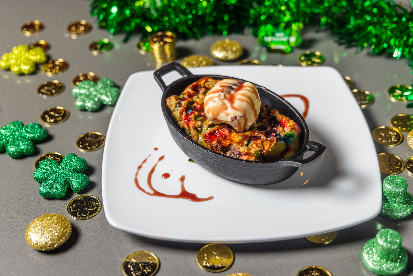 Lucky Lotto Bread Pudding