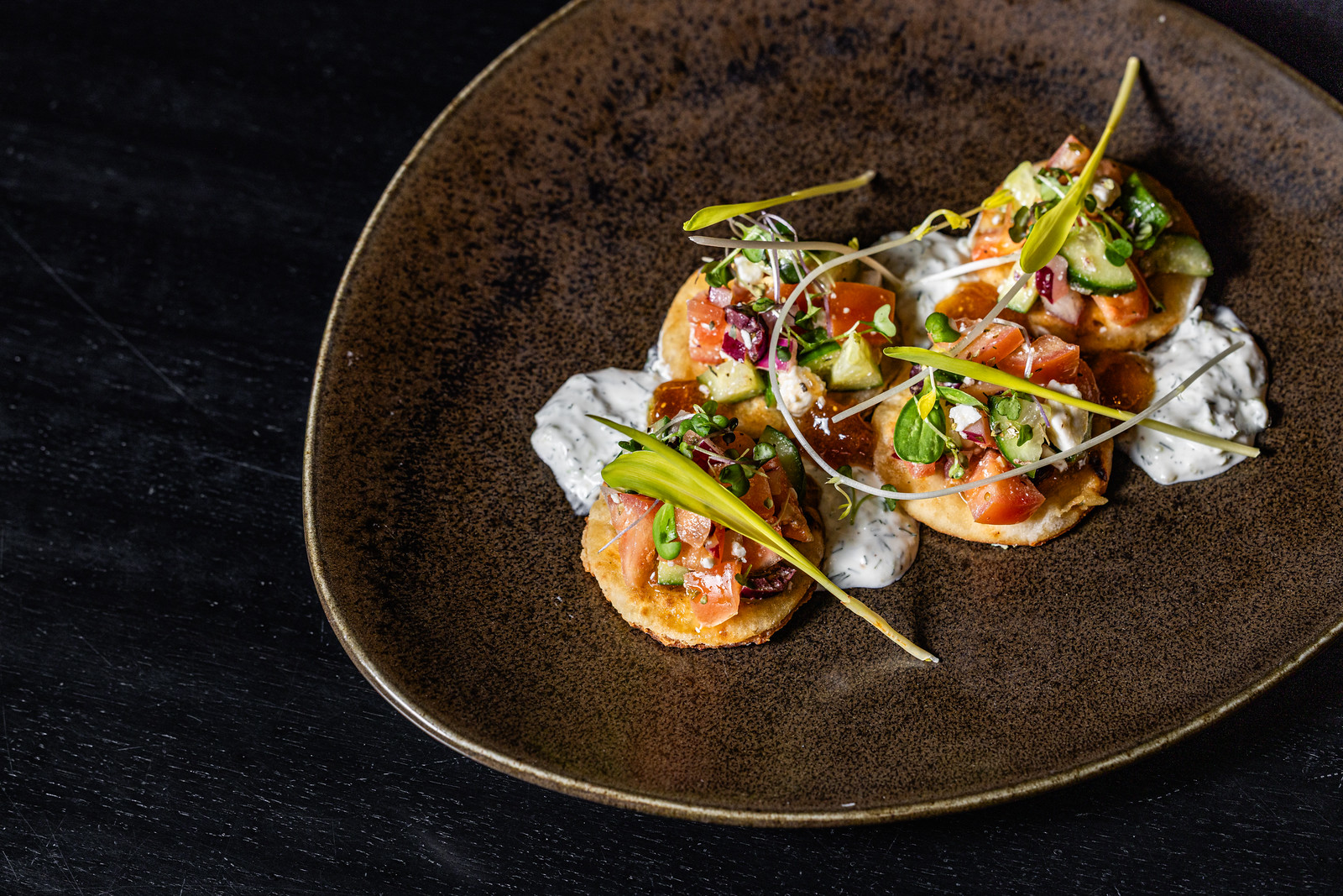 Stoa Toast (Greek Bruschetta)